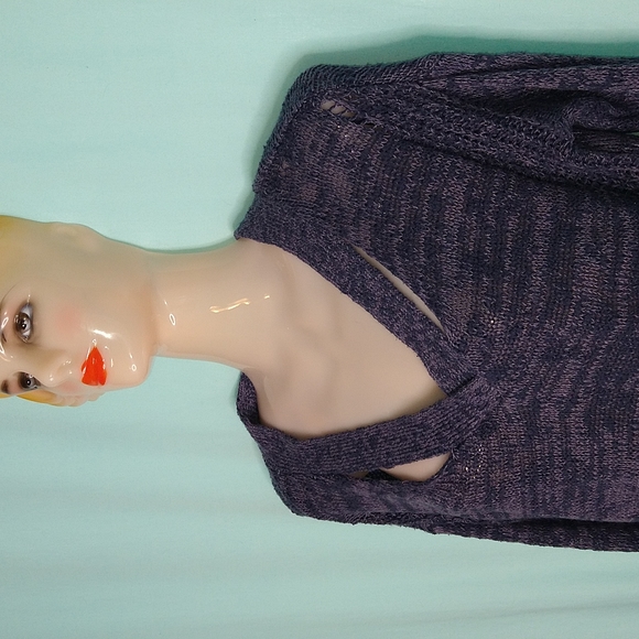 Mudd blue knit sweater small - Picture 11 of 11